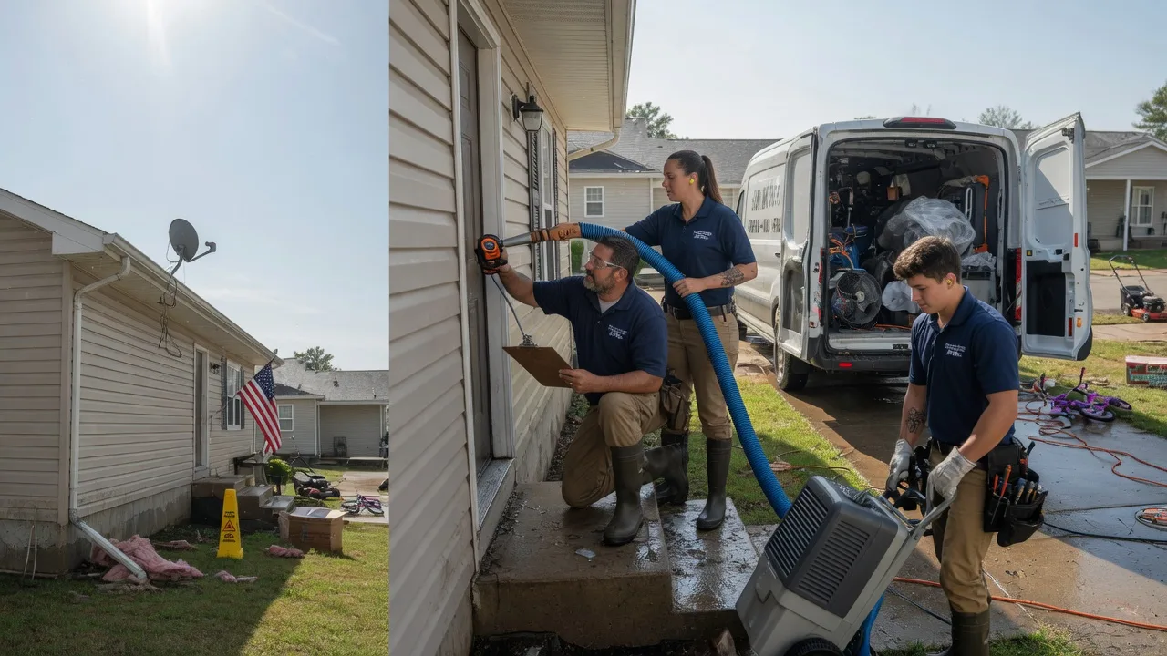 Ceiling Water Damage Restoration in Meadowlands, MN near me